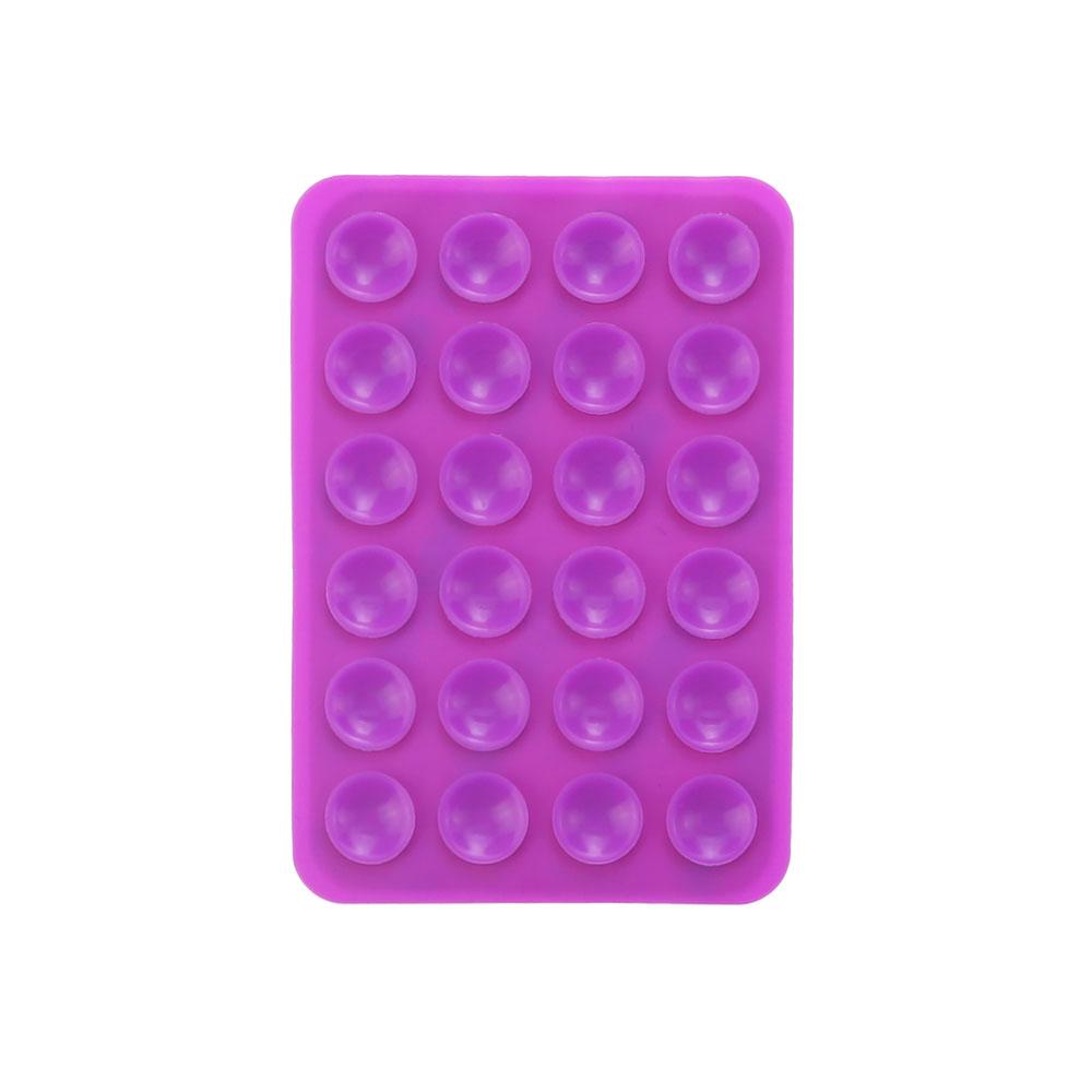 Silicone World Square Silikon-Saugnapf zur Befestigung von Mobiltelefonen im Auto, Halterung für Telefonhülle, universeller, rutschfester Saugnapf