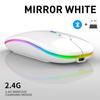 Suitable for Laptop Bluetooth Wireless with USB Charging RGB Mouse BT5.2 Macbook Gaming Mouse 2.4GHz 1600DPI