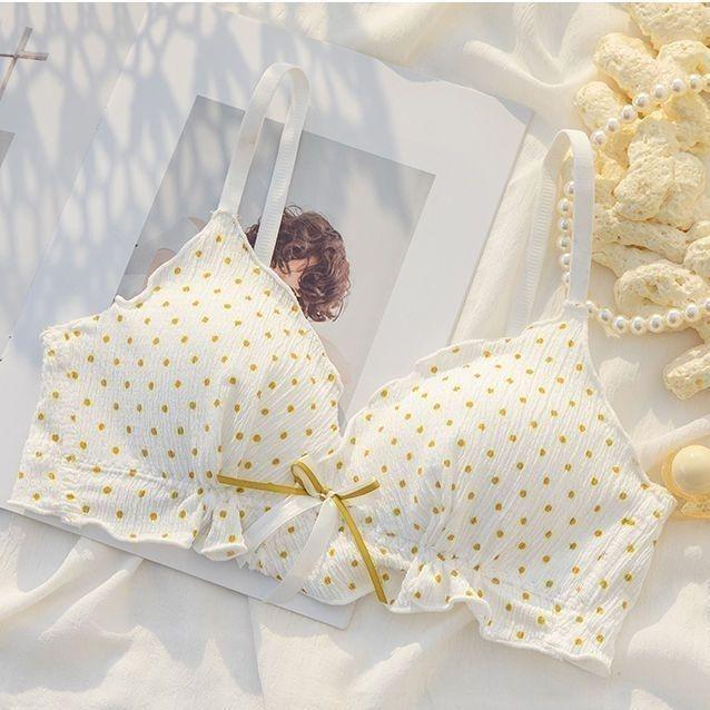 Sexy Women Push Up Bras Fashion Lingerie For Lady Sexy Underwear Cute Dot Bras For Girls