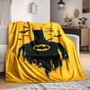 1pc Batman Flannel Throw Blanket Lightweight Soft Warm All Season Blanket for Sofa, Bed, Travel, Camping L1024192