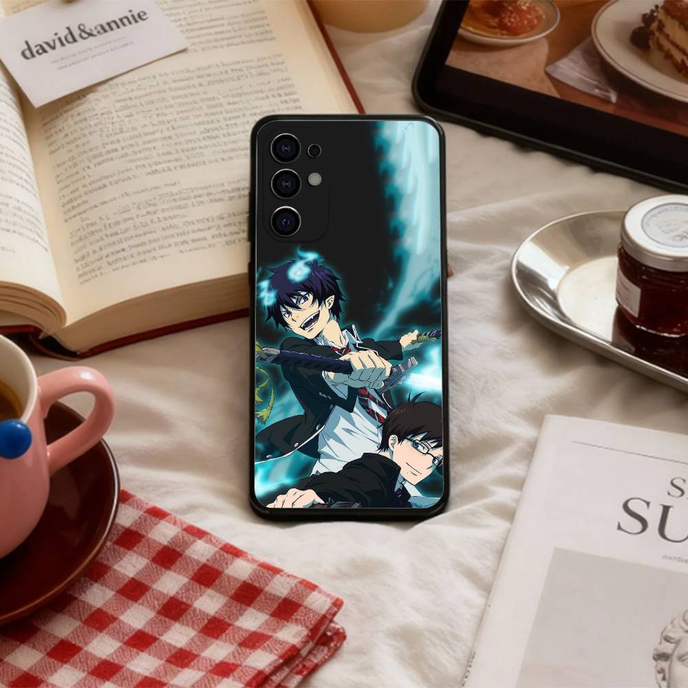 Blue Flame Blue Exorcist   Phone Case For Samsung S 25,24,23,22,30,21,10,9,Ultra,Plus,Lite,FE,4,5 G Soft Black Case