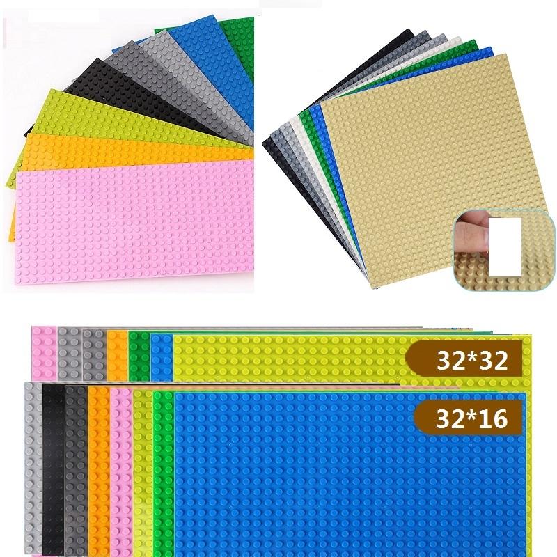 Baustein Grundplatte 32*32 16x32 Noppen Doppelseitige Grundplatte Klassische Bausteine DIY Klassische Baustein Zubehör Spielzeug für Kinder