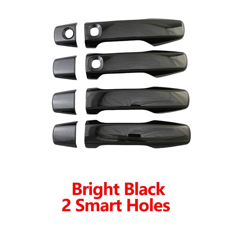 Door Handle Cover For Lexus LX570 2008-2015 Carbon Fiber Chrome Silver Glossy Black Car Accessories Decoration Exterior Stickers