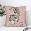 Pillow Case Light Pink Leopard Comfy Pillow Cover For Sofa Couch Bed Living Room Novelty Pillowcases