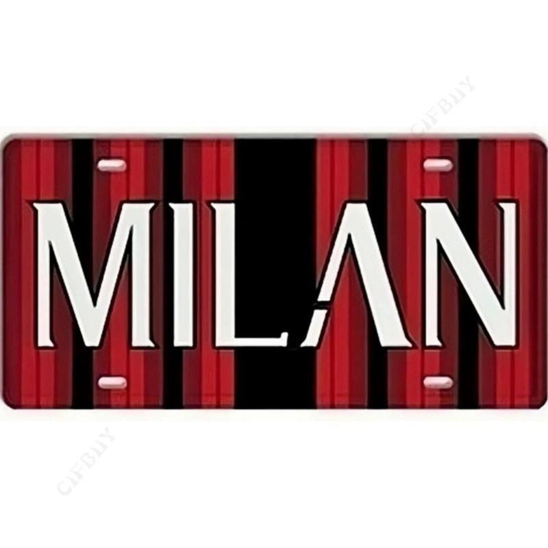 Souvenir Metal License Plate, Custom Auto Sign 15x30cm