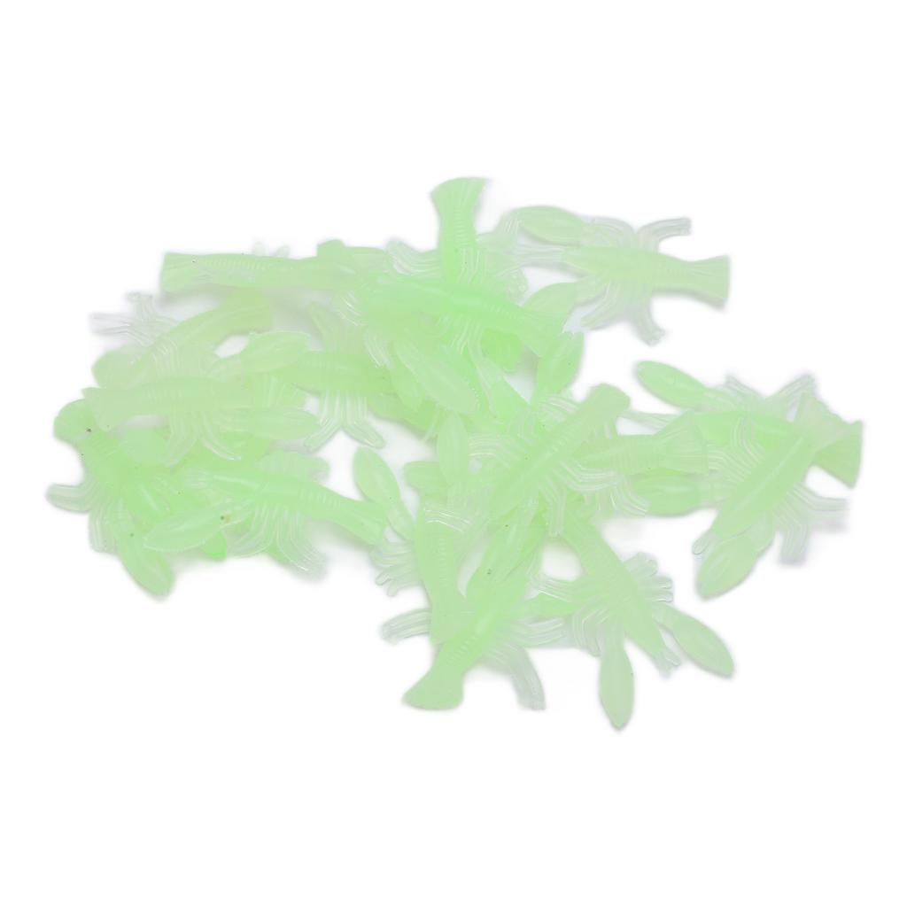 Fishing Shrimps Lures Glowing Luminous Soft   Lifelike Silicone Shirmps Bait