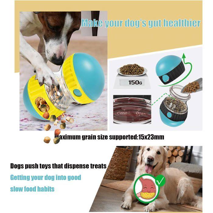 Rolling Feeder Jouet Intelligent Pour Chien, Balle De Nourriture Pour Chien, Puzzle Interactif, Pour Animal De Compagnie