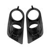 2X Front Bumper Fog Light Cover For BMW E46 M3 2001 2002 2003 2004 2005 2006 Car Dual Hole Surround Air Duct Grille Racing style