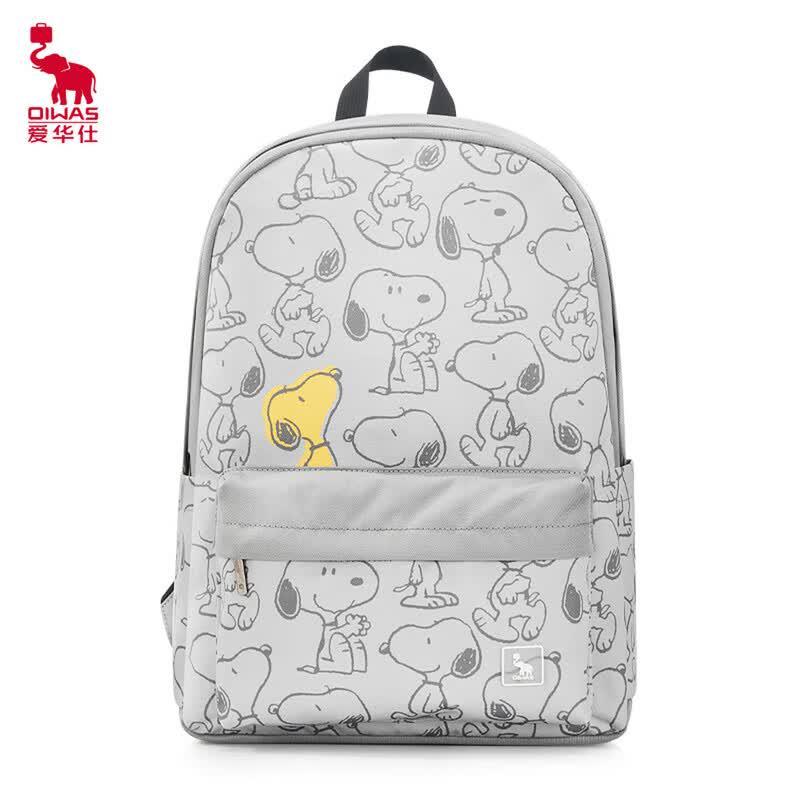 OIWAS Snoopy Water-Resistant Casual Backpack серый