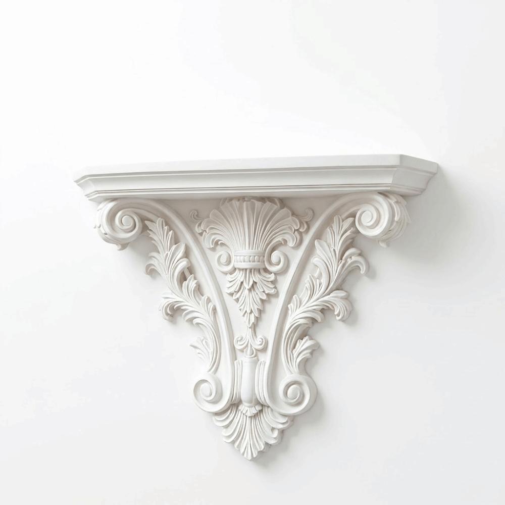 Unique Wall Mounted Shelves Carving Wall Storage Rack Multi-functional Gothic Wall Decor  Bathroom