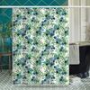 Bathroom Thickened Waterproof Curtain Mildew Proof Shower Curtain Shower Partition Curtain Shower Curtain Bathroom Curtain Free Perforation