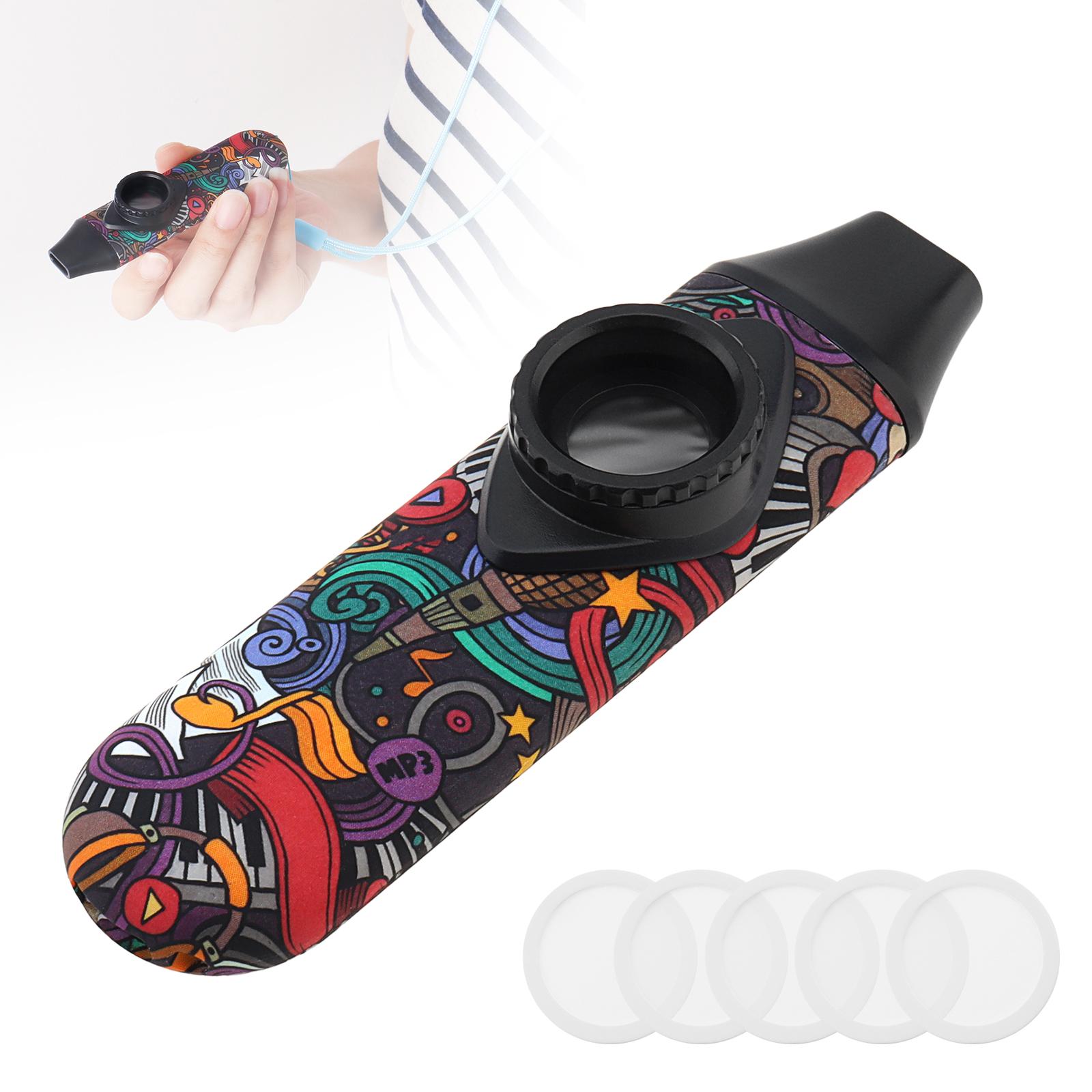 

Профессиональный регулируемый по тону казу с 5 мембранами, шнурок, для всех возрастов, уникальные подарки, отличный звук