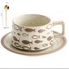 Diborlang Retro Coarse Ceramic Coffee Ware