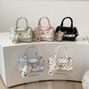 Borsa a Mano Moda Borsa Cuscino Semplice Boston Pois Borsa a Spalla Borsa Casual