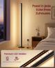 VASAGLE Set of 2 LED Floor Lamps for Living Room, Dimmable, 12W 1200LM, 3000K