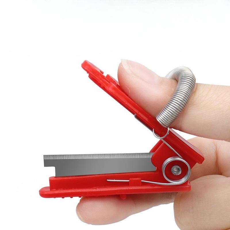 Gardening Thumb Knife Fruit Picker Sharp Blade Picking Knife Mini Size Multifunctional Fruit Blade Cutter Tool Finger Protector