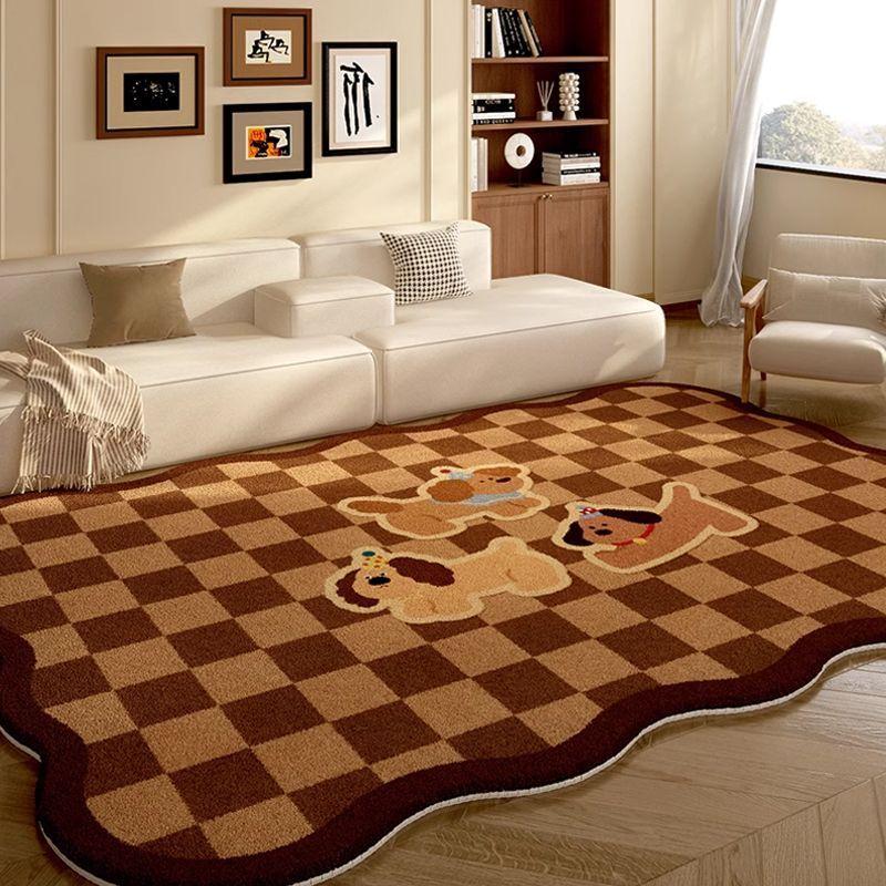 

Retro Living Room Carpet Ancient Style Sofa Tea Table Mat Room Bedroom Bedside Carpet 80 * 120CM
