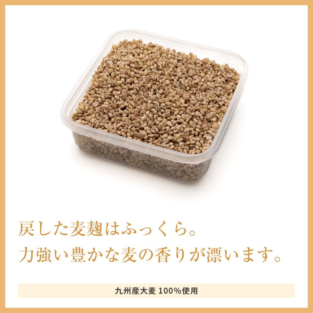 Kojiya Honten Dried Barley Koji 350g X 5 In Barley Koji from Kyushu After No Additives Perfect for Making Miso [Established 1689] (500g