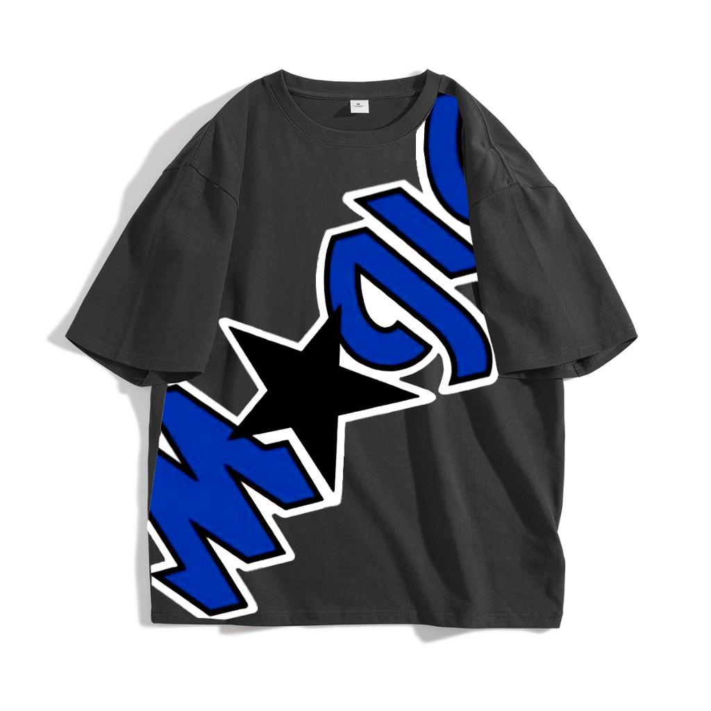 Oversize T-shirt for Men Casual Loose Cotton Round Neck cloting retro culture tshirt