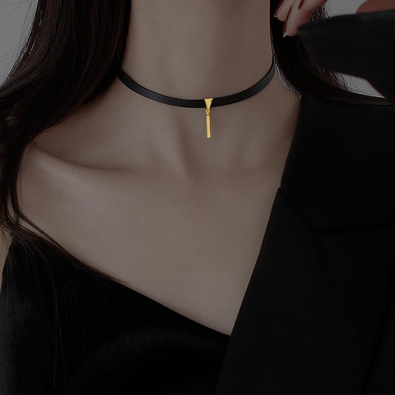 Jewelry Black Collar Light Luxury Niche Simple Chain Personalized Jewelry