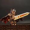 Mesa Redonda Medieval Cavaleiros se Reúnem Blocos de Montar Compatíveis Berserk Guts Quebra-cabeça Figuras de Ação Blocos de Construção Modelo Brinquedo Boneca Presentes