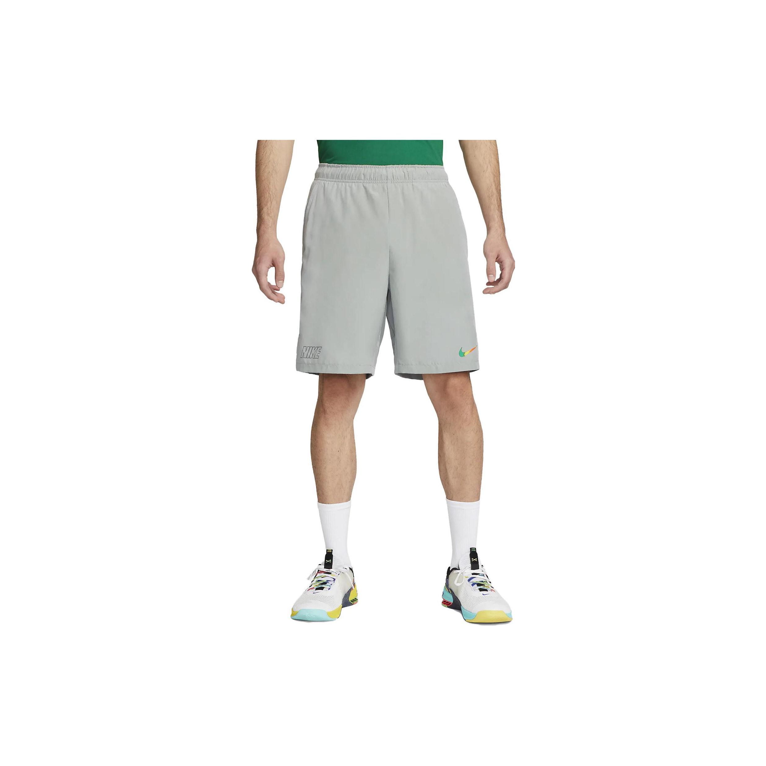 

Nike Solid Color Logo Drawstring Shorts Men Bottoms Light-Smoke-Grey FD2640-077
