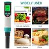 Yieryi Jídlo PH metr Vysoká přesnost PH tester Pro maso Sýr Těsto Čaj Klobása Džem Hydroponie S LCD displejem Kalibrační sada
