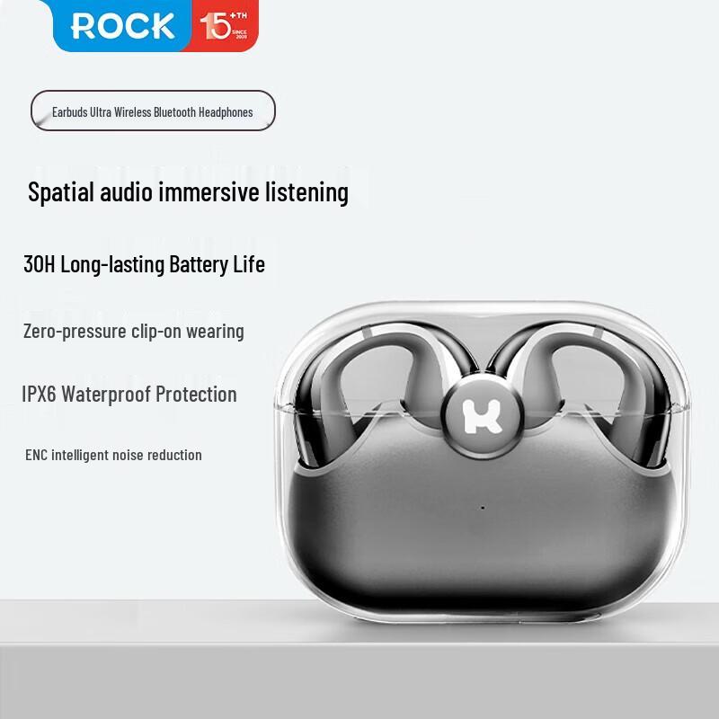 

ROCK Ultra Sport Ear-Clip Wireless Bluetooth Earbuds