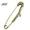 Nature Inspired Jewelry Vintage Bronze Safety Pin, Large Feather Bird Leaf Flower Lapel Accessories Men Women Brooch Pin for Coats, Jackets,