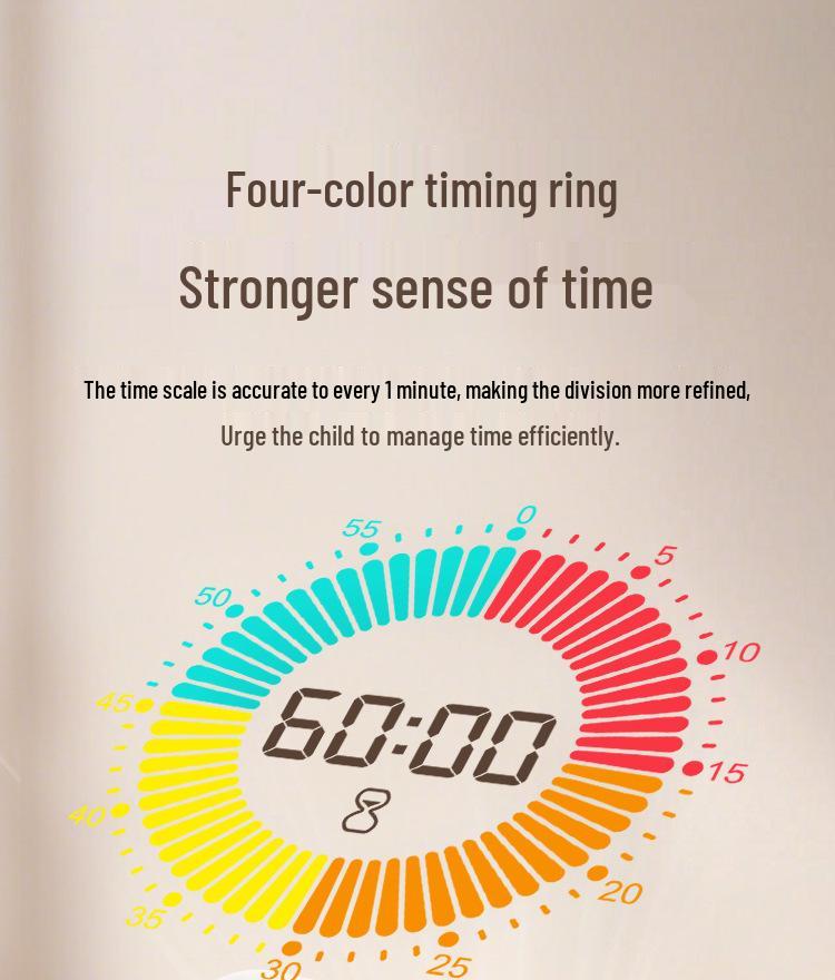 Primary School Master Smart Voice Silent Learning Timer for Children