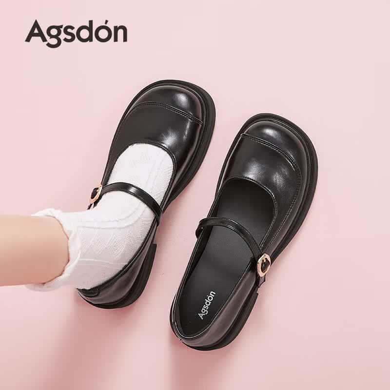 Agsdon Women s Mary Jane Low-Heel Shoes EU 37