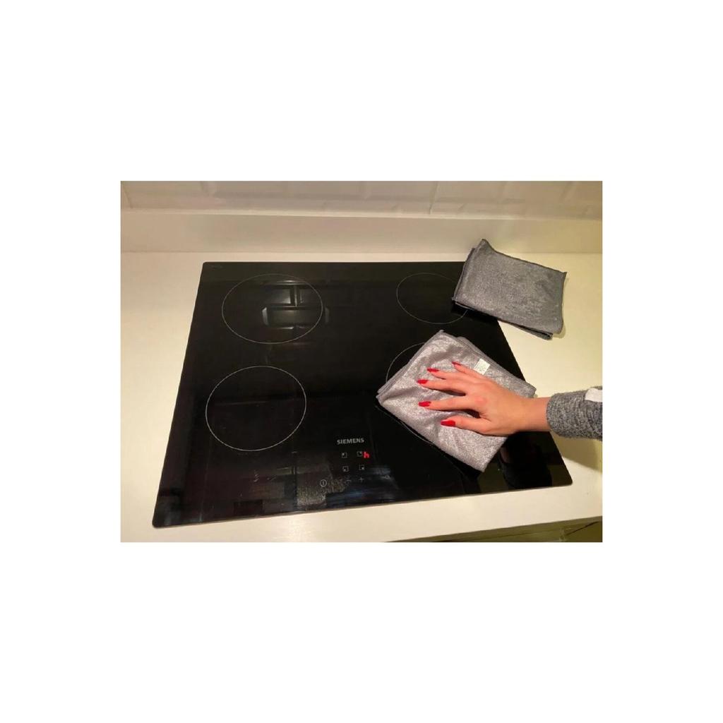 1 Piece Microfiber Built-in Cloth Magic Non-marking Cloth Cooker Hood Cleaning Cloth 40x40 Cm
