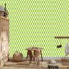 Vichy Cream and Lime Plaid Wallpaper for Living Room and Bedroom 50x1000