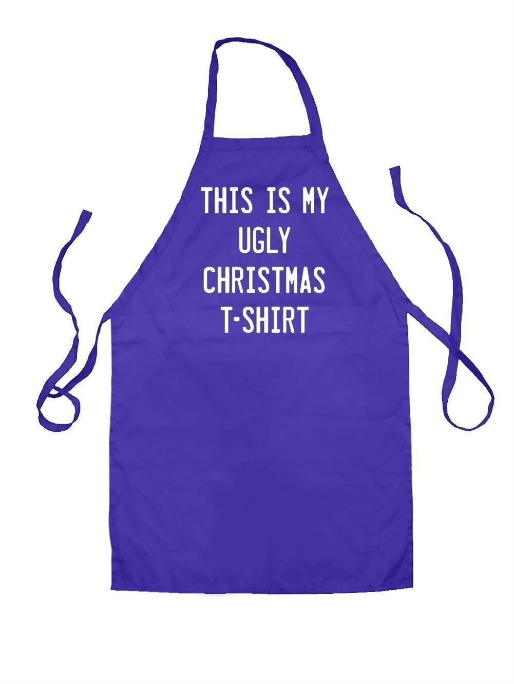 

This Is My Ugly Christmas Shirt - Unisex Kids Apron - Funny Xmas Secret Santa 110