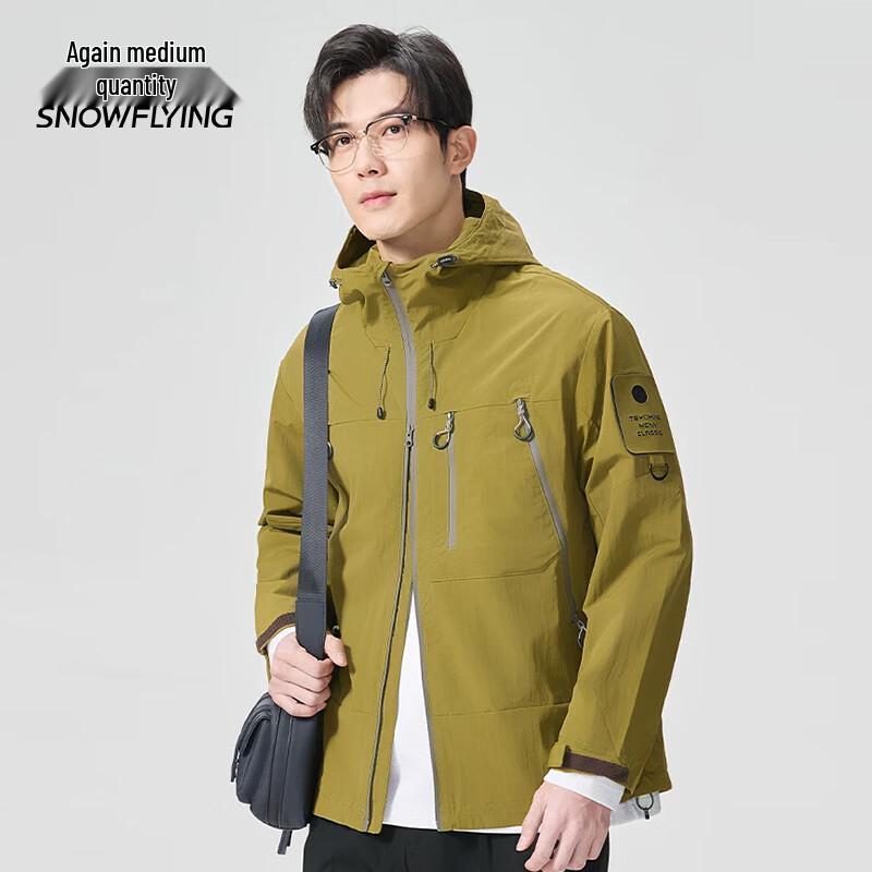 

XueZhongFei Men s Windproof Wrinkle-Resistant Jacket XL