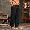 Retro Trendy Men's Overalls Loose Straight Casual Pants Men's Trousers Trendy Pants High-end Men's Clothing