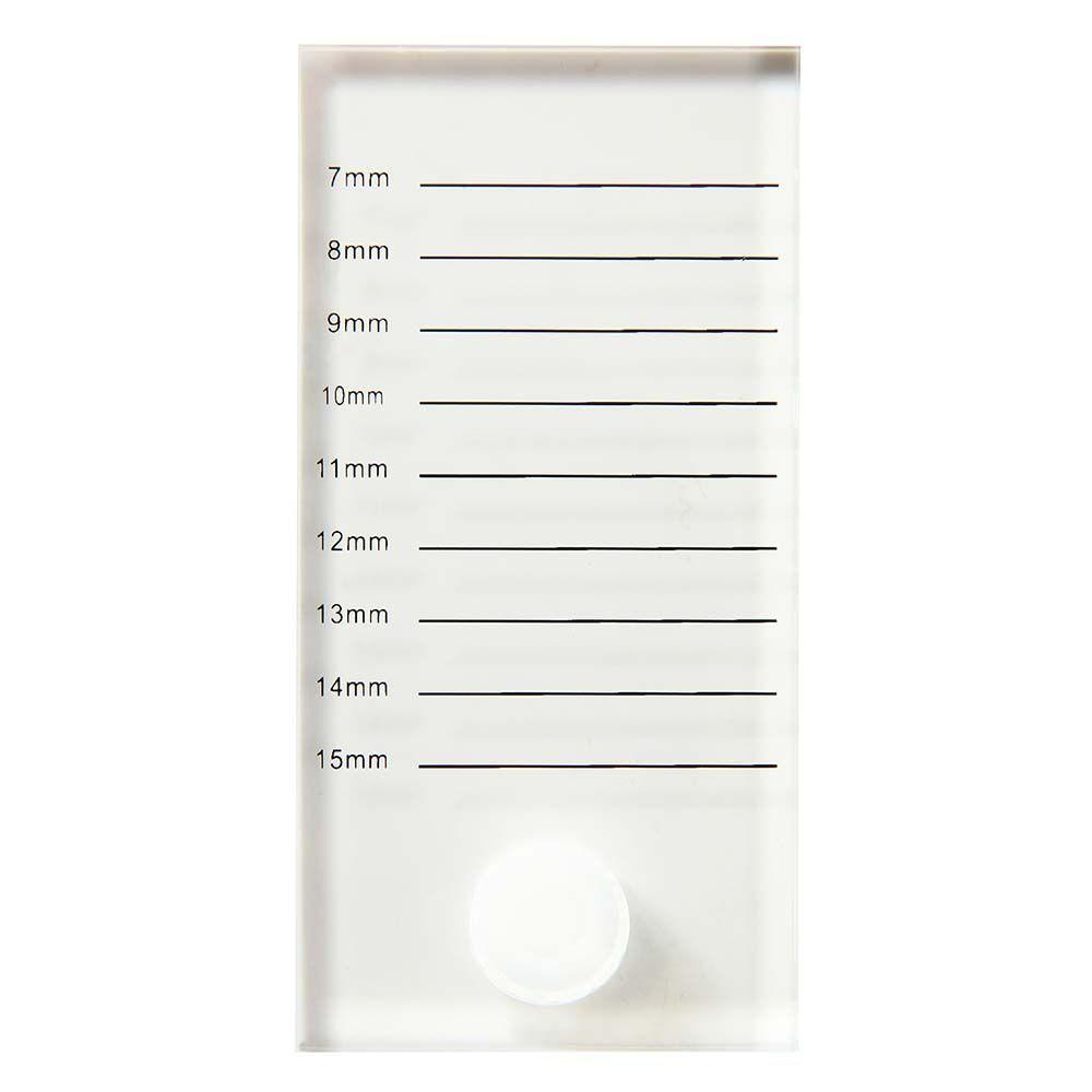 Shelf Lashes Glue Cap False Lash Tile Fake Eyelash Tray Clear Eyelash Plate Lashes Glue Pallet