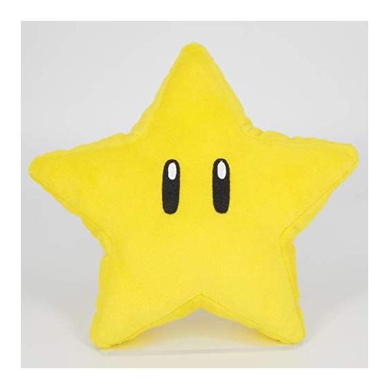 Sanei Boeki Super Mario ALL STAR COLLECTION Super Star (S) W19 x D7 x H18cm Plush AC63
