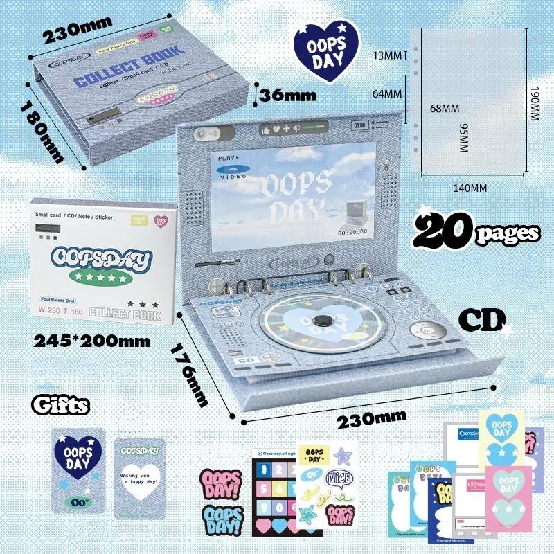 Retro Y2K Style Game Machine Shape Picture Album Kpop Idol Card Binder 3 Inch Card Collection Book for Students Gifts 2025 New