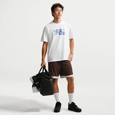 Nike Basketball Jerseys Men's White Crew Neck Moderate