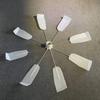 Air cooler Deflector with Rotating Arms Adjustable Overhead