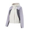 Color Block Zipper Hooded Versatile Sports Jacket Women Jackets AFDW114-2