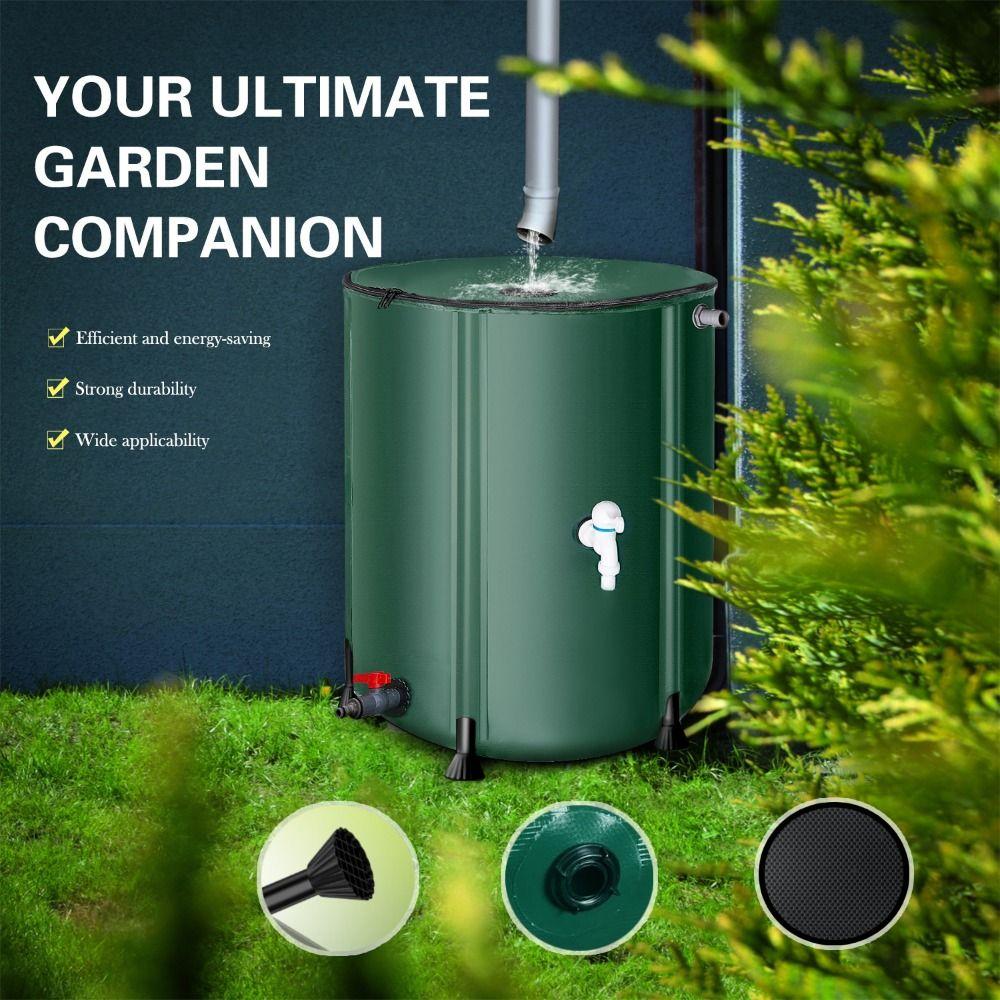 Waterproof Garden Water Storage Tank Durable Garden Water Catcher  Rainwater Collector