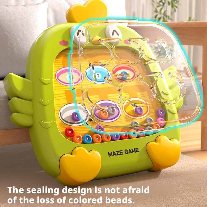 Montessori Magnetic Maze Game Color Number Sorting with Pen Moving Beads Educational Toys for Kids Fine Motor Skills Development