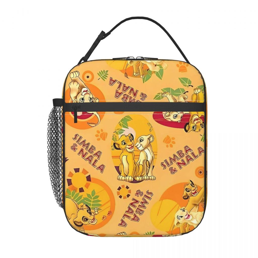 The Lion King Lunch Bag For Men Custom Lunch Box Cute Picnic Cooler Bag Portable Oxford Thermal Lunch Bags