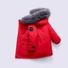 Children Winter Down Jacket Boy Clothes Thick Warm Hooded Coat Kids Parka Real Fur Teen Clothing Outerwear Snowsuit 2-12 Yrs