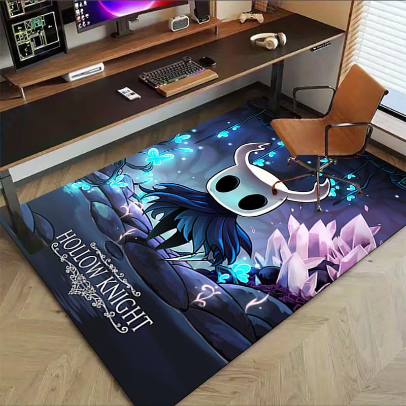 1pc Hollow Knights Journey Carpet for Playroom Bedroom Living Room Sofa Home Decor,kids Game Area Rug Non-slip Floor Mat Y8261