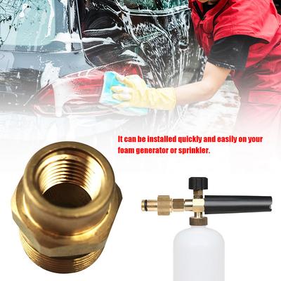 M22 14mm X 1/4 Pressure Washer Adapter Foam Nozzle High Pressure Foam Pot Connector Quick Disconnect for High Pressure Water Pot