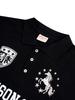 LA MAISON STUDIO Symbol Mix Pique Polo Shirt Black(Fcg2Ts818M)