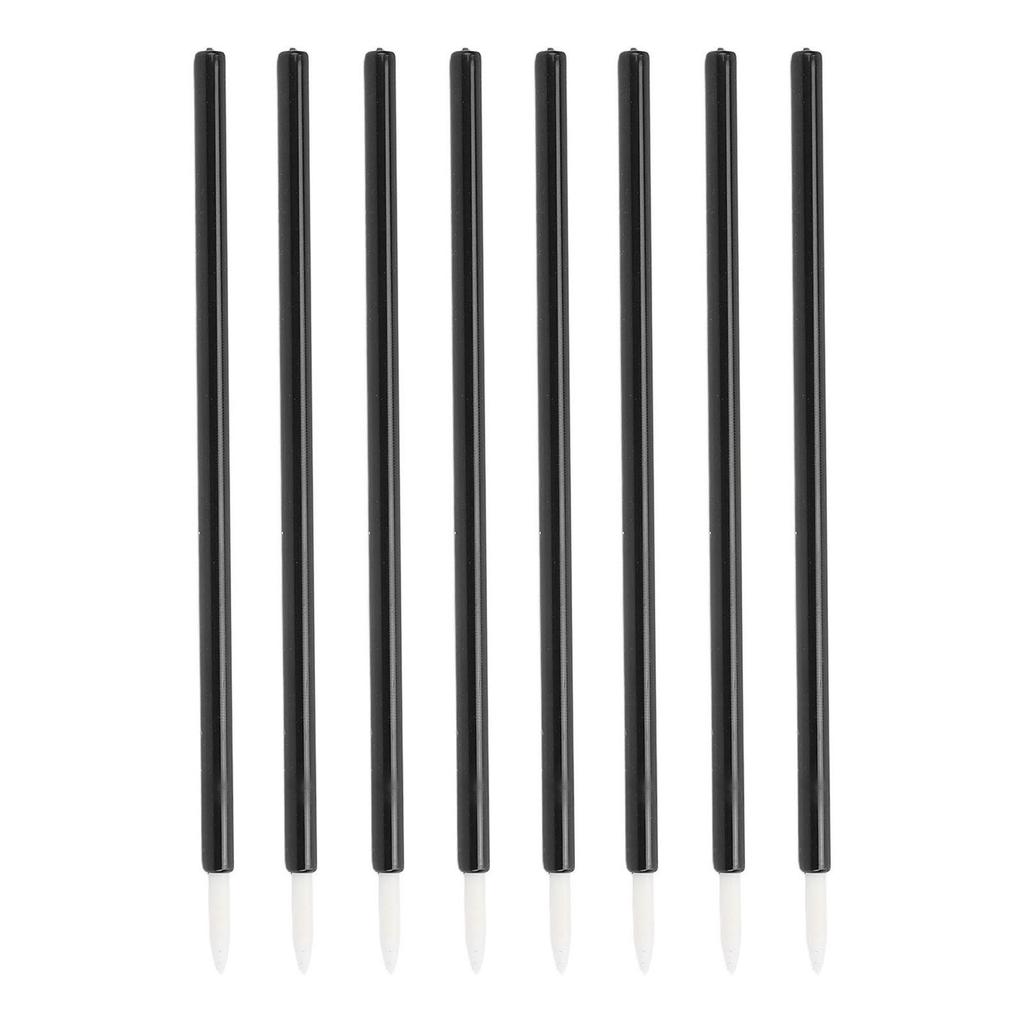 100PCS Black Eyeliner Brushes Applicator Cosmetic Eye Wands for Eyeliners Lip Liners Makeup Tool wit